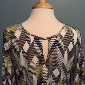 Banana Republic Geometric Print Top